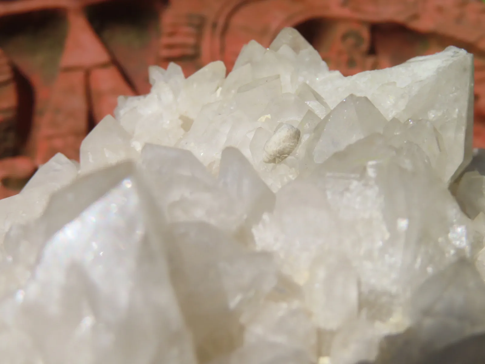 Natural Medium Sized Quartz Cluster x 1 From Madagascar