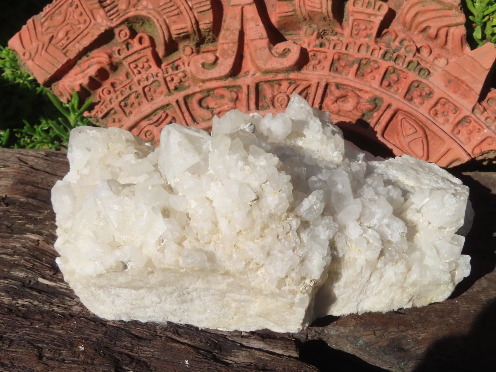 Natural Medium Sized Quartz Cluster x 1 From Madagascar