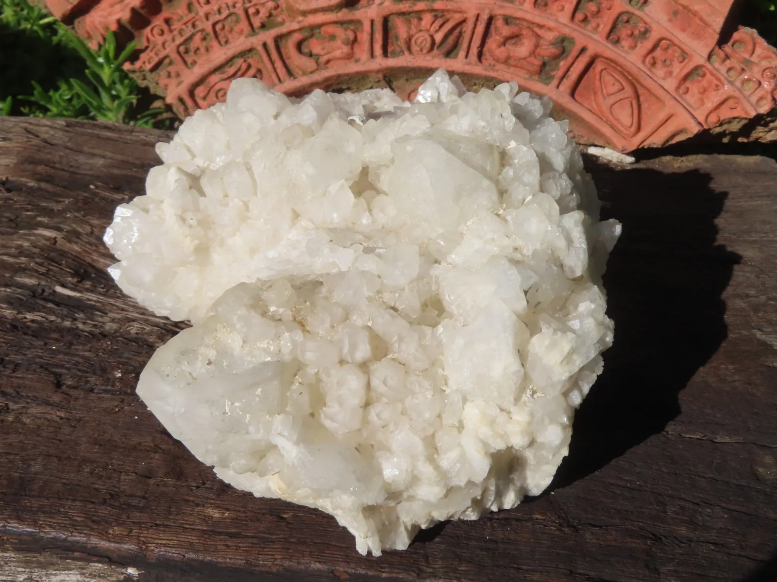 Natural Medium Sized Quartz Cluster x 1 From Madagascar