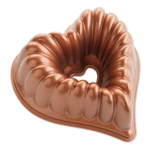 Nordic Ware 10-Cup Copper Heart Bundt Pan