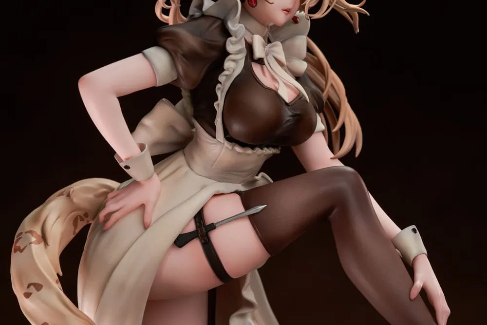 Original Character PVC Statue 1/4 Battle Maid Different Species Leopard Cat Maria 40 Cm