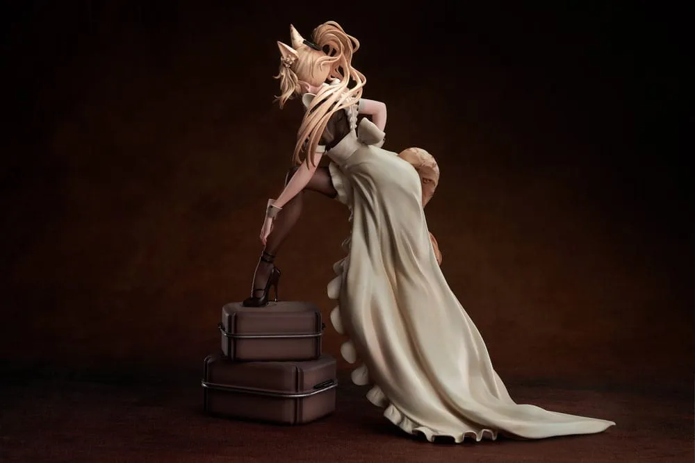 Original Character PVC Statue 1/4 Battle Maid Different Species Leopard Cat Maria 40 Cm