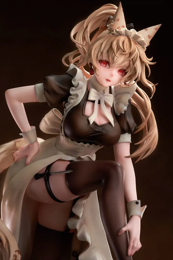 Original Character PVC Statue 1/4 Battle Maid Different Species Leopard Cat Maria 40 Cm