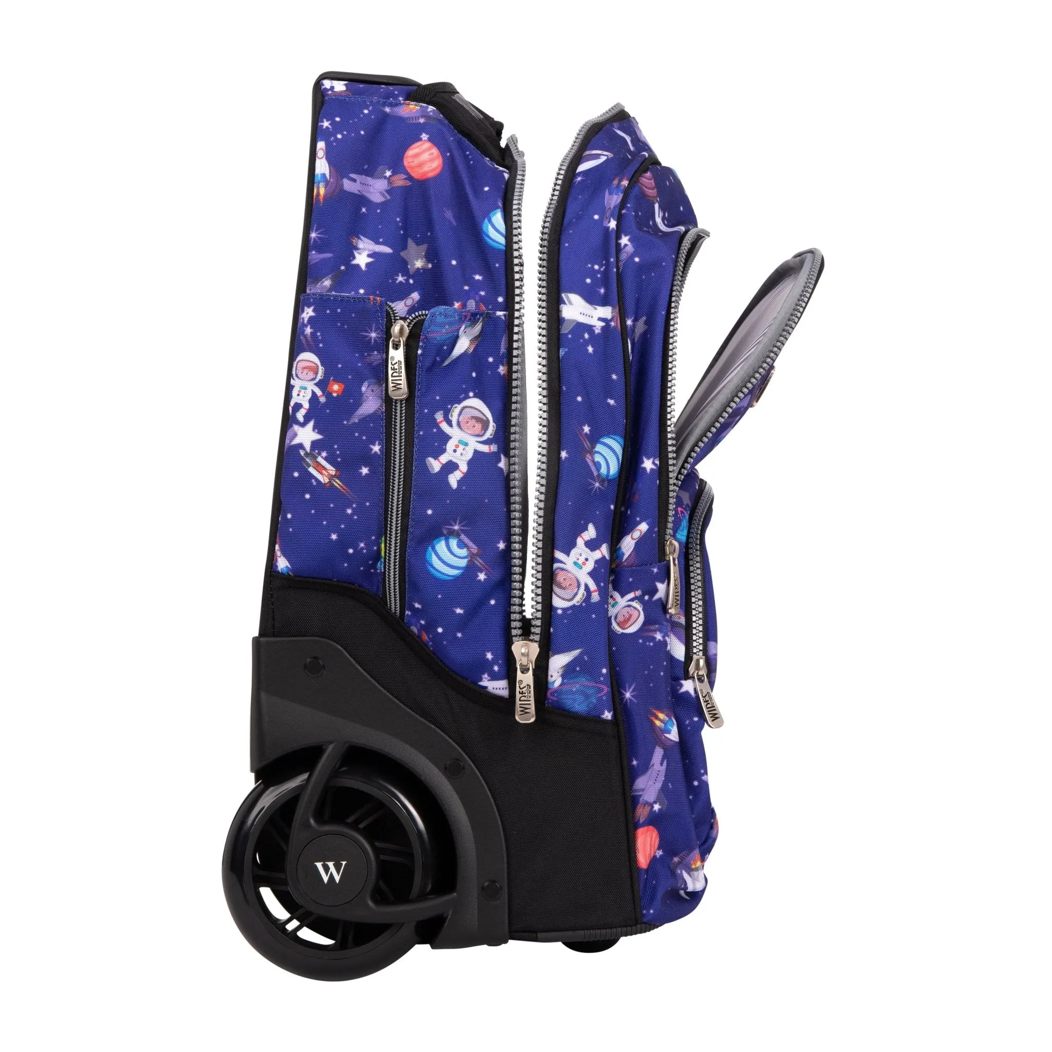 Outer Space Mini Wheel School Bags Trolly Set of 3pcs