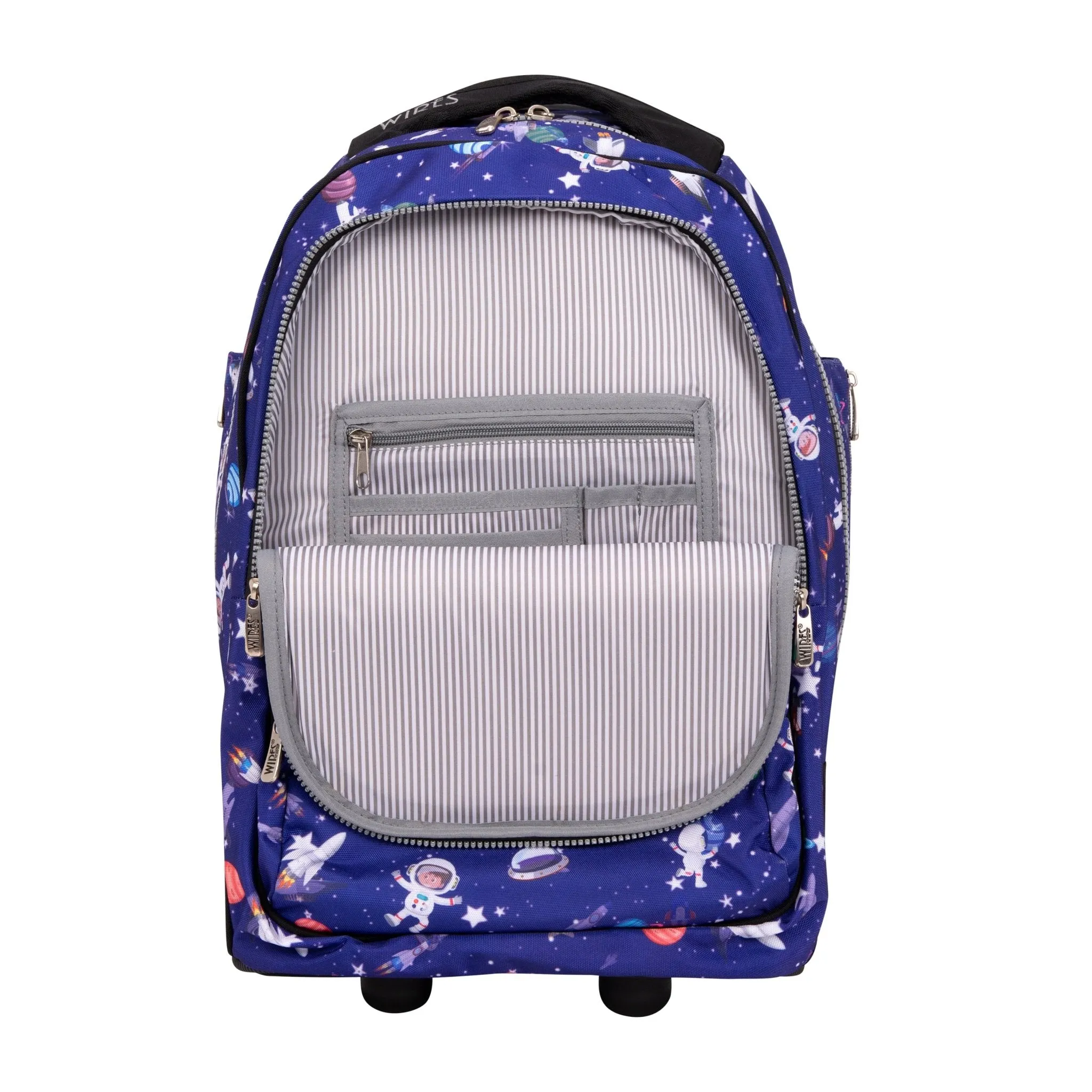 Outer Space Mini Wheel School Bags Trolly Set of 3pcs