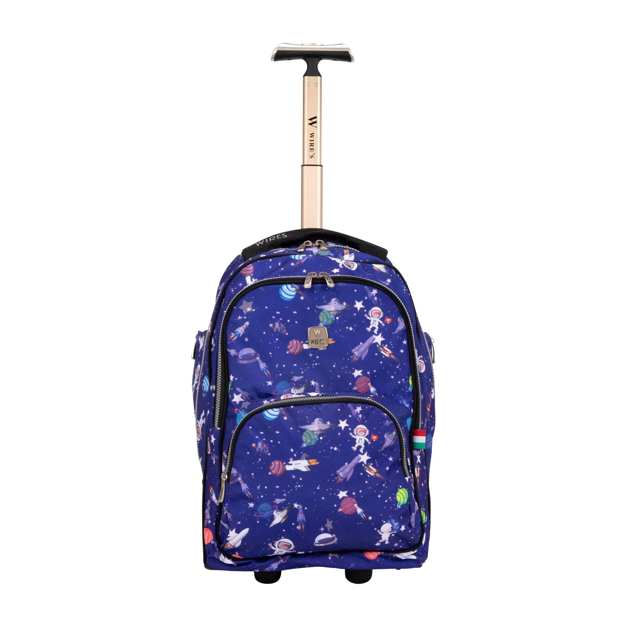 Outer Space Mini Wheel School Bags Trolly Set of 3pcs