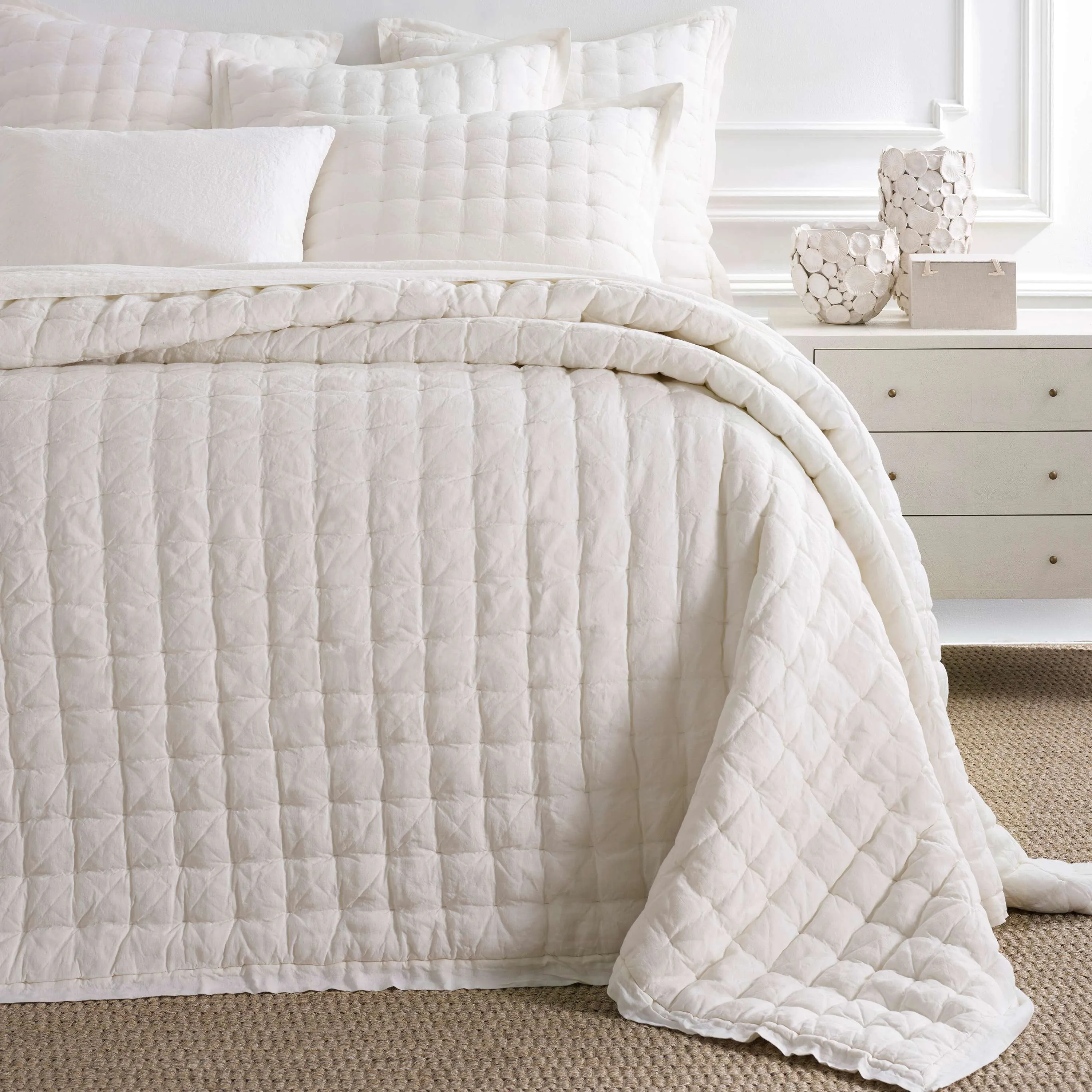 Pine Cone Hill Lush Linen Puff Sham