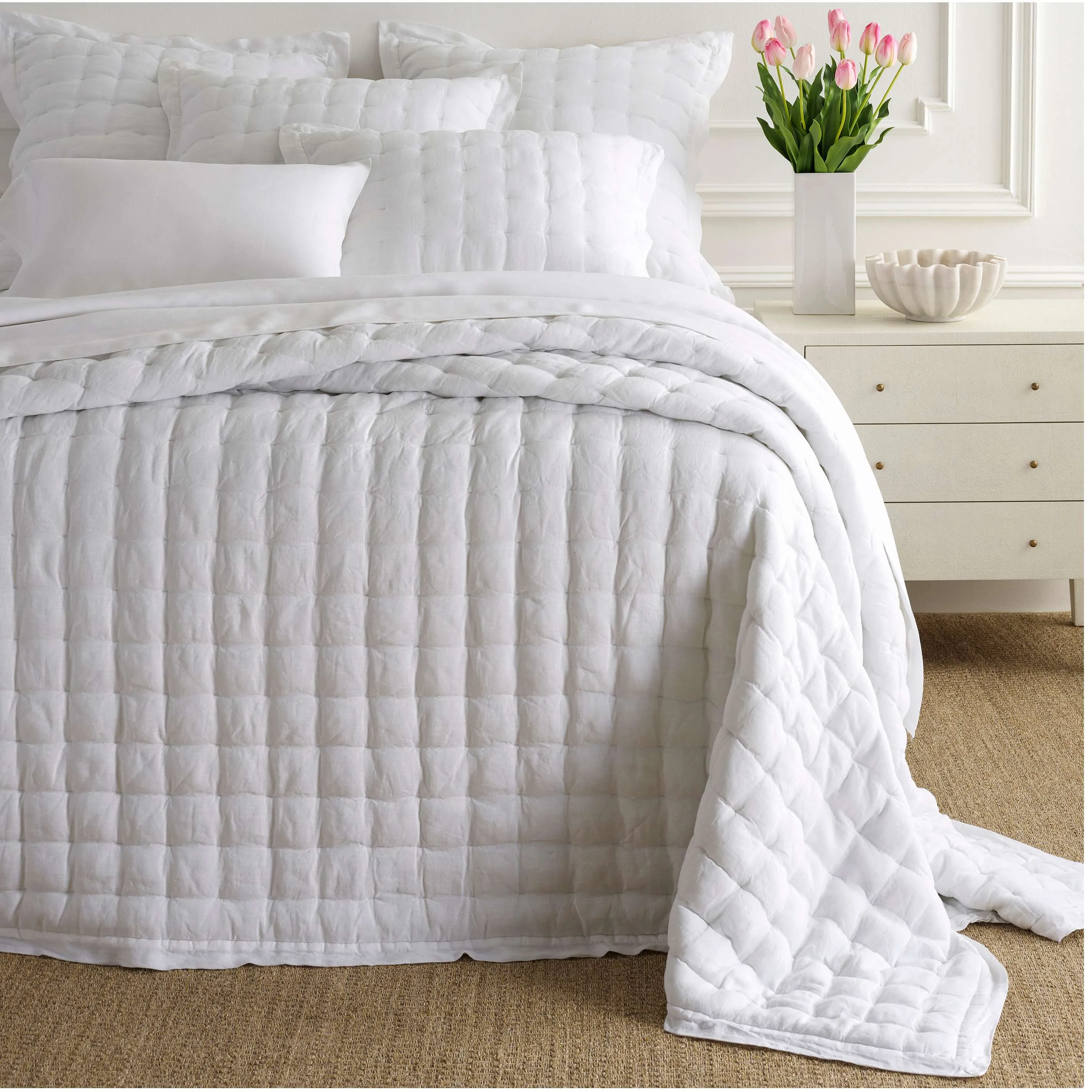 Pine Cone Hill Lush Linen Puff Sham