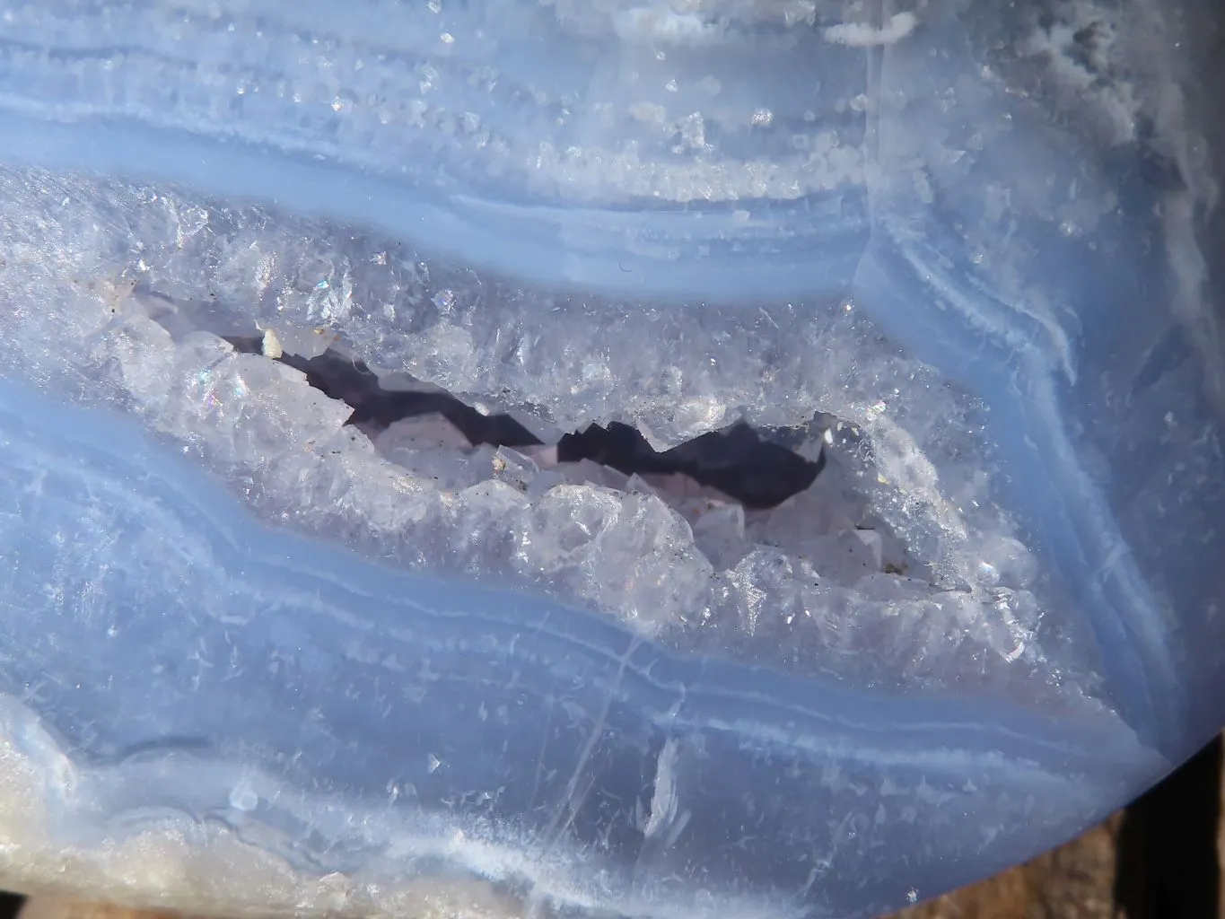 Polished Blue Lace Agate Free Form  x 1 From Nsanje, Malawi