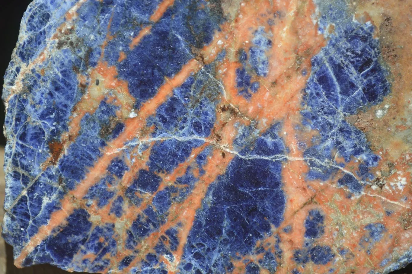 Polished Blue Sodalite Standing Slab x 1 From Namibia