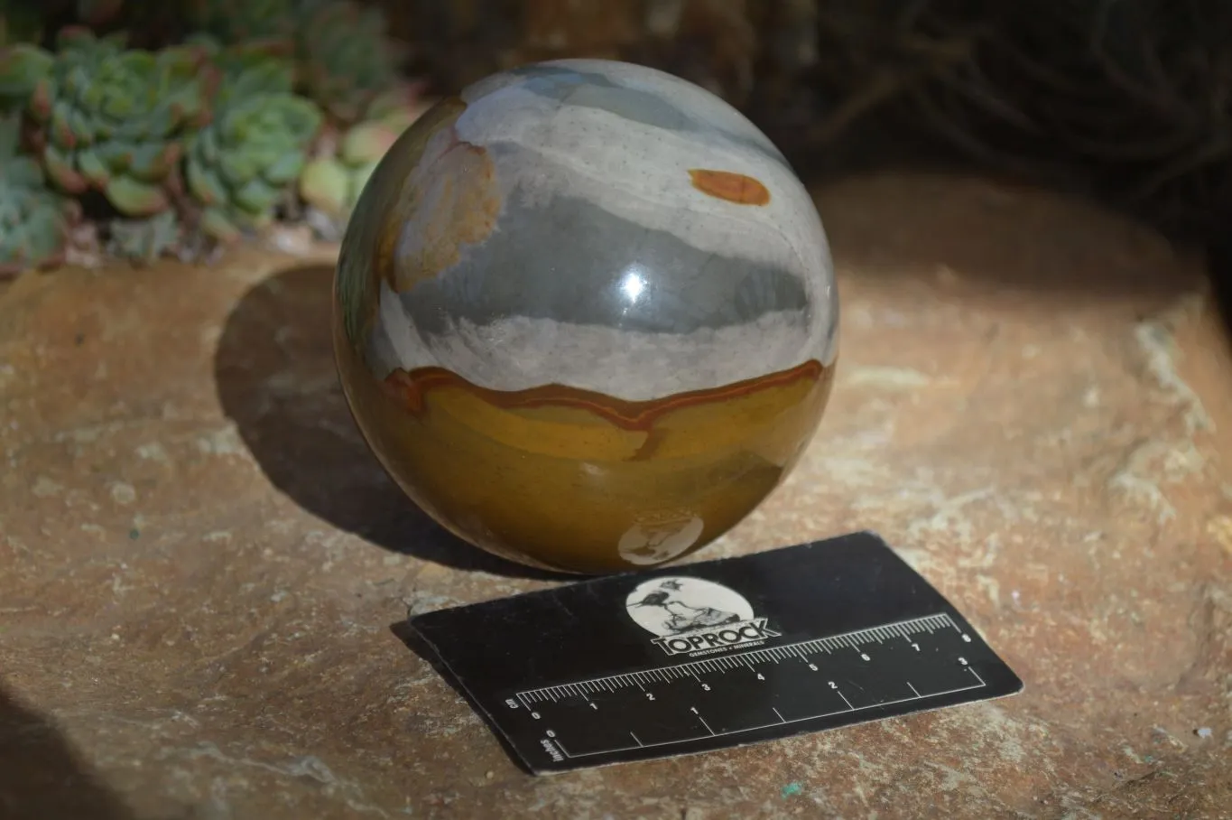 Polished Polychrome Jasper Sphere  x 1 From Madagascar