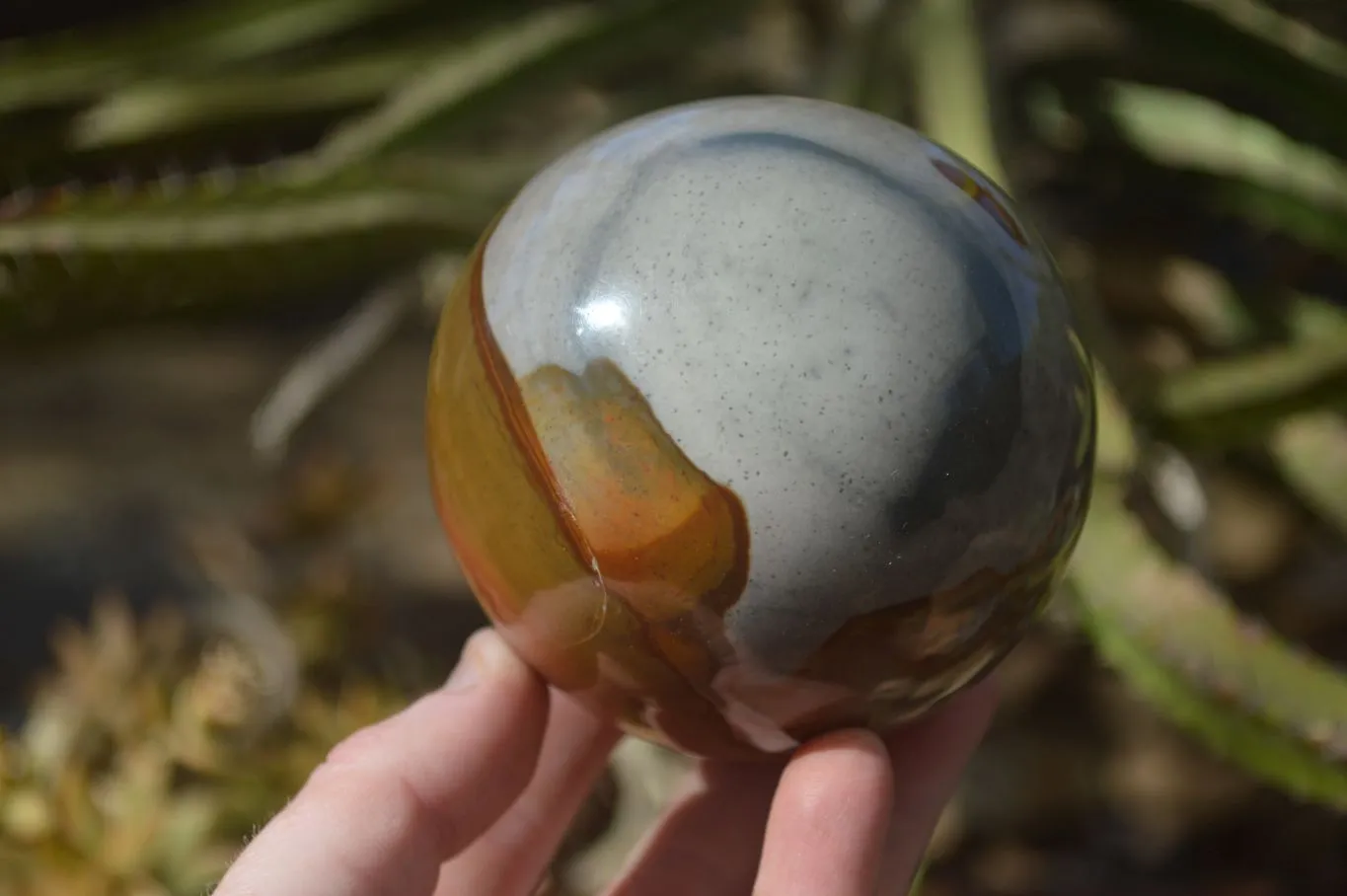 Polished Polychrome Jasper Sphere  x 1 From Madagascar