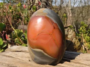 Polished Polychrome Jasper Standing Free Form  x 1 From Madagascar