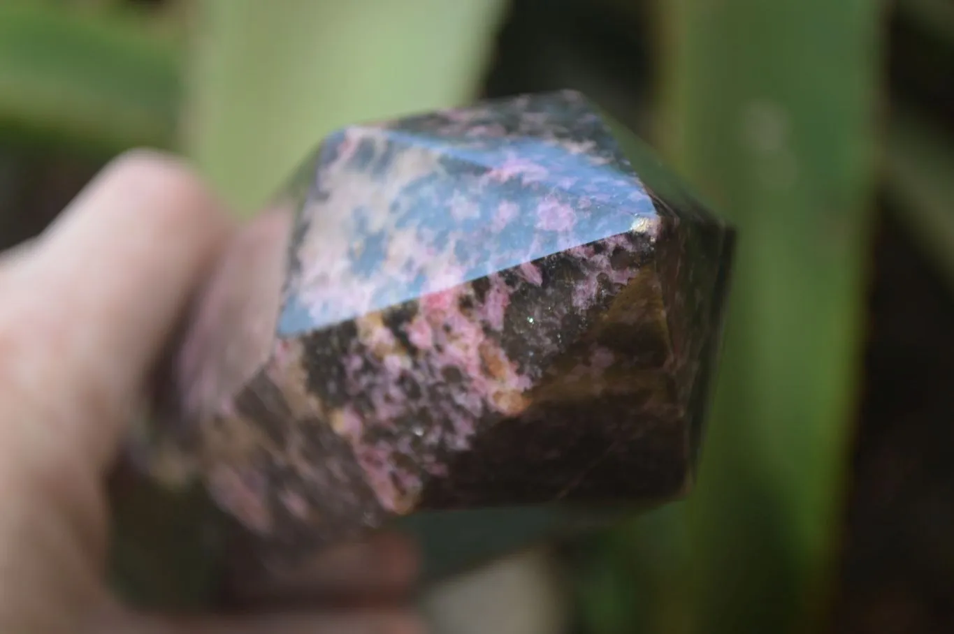 Polished Rhodonite Point x 1 From Madagascar