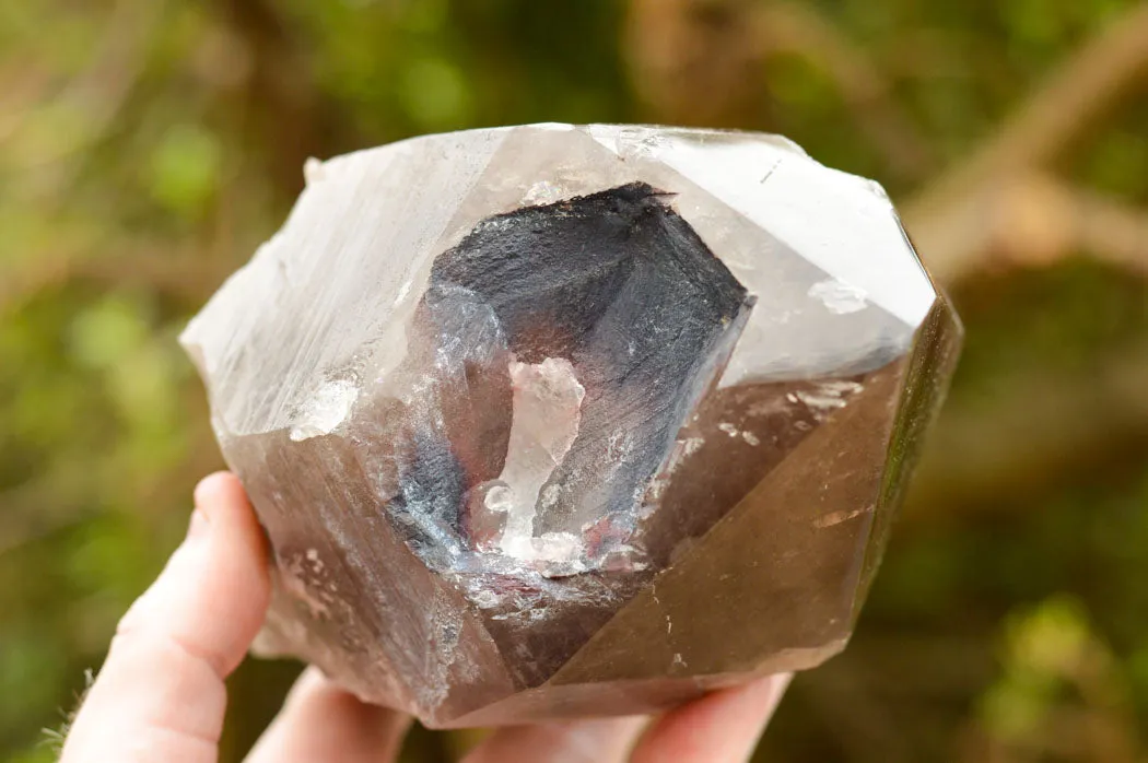 Polished  Smokey Quartz Crystal With Polished Termination x 1 From Malawi