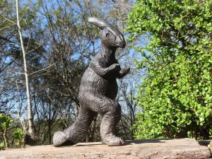 Polished Soapstone Dinosaur Carving x 1 From Zimbabwe