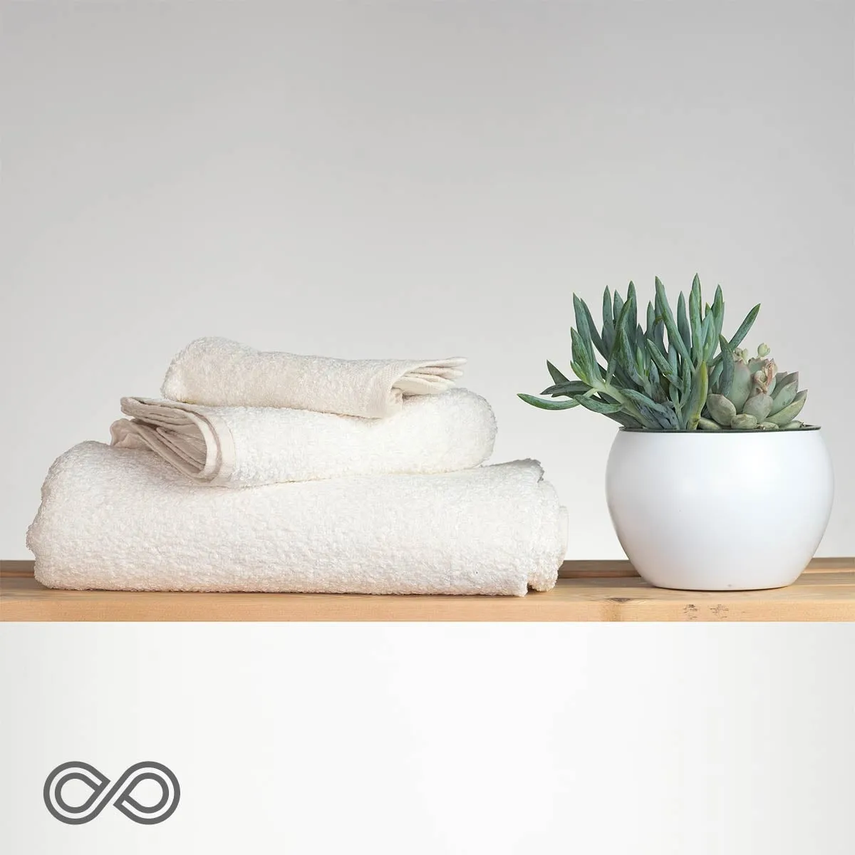 PUREVILLE Organic Hemp Terry Bath Towels (Polyester-Free OC Thread; 100% hemp terry loops, 100% OC backing) (100% Biodegradable)