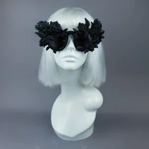 "Amour Sombre" Black Roses Sunglasses