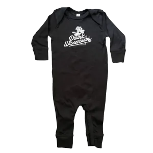 "Dwink Wisconsinbly" Black Onesie