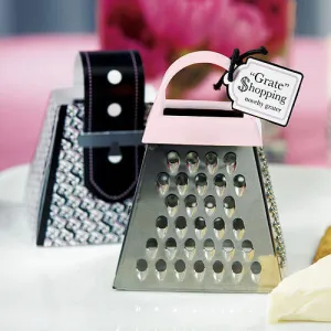 "Grate Shopping" - Pink Mini Grater Favor Gift