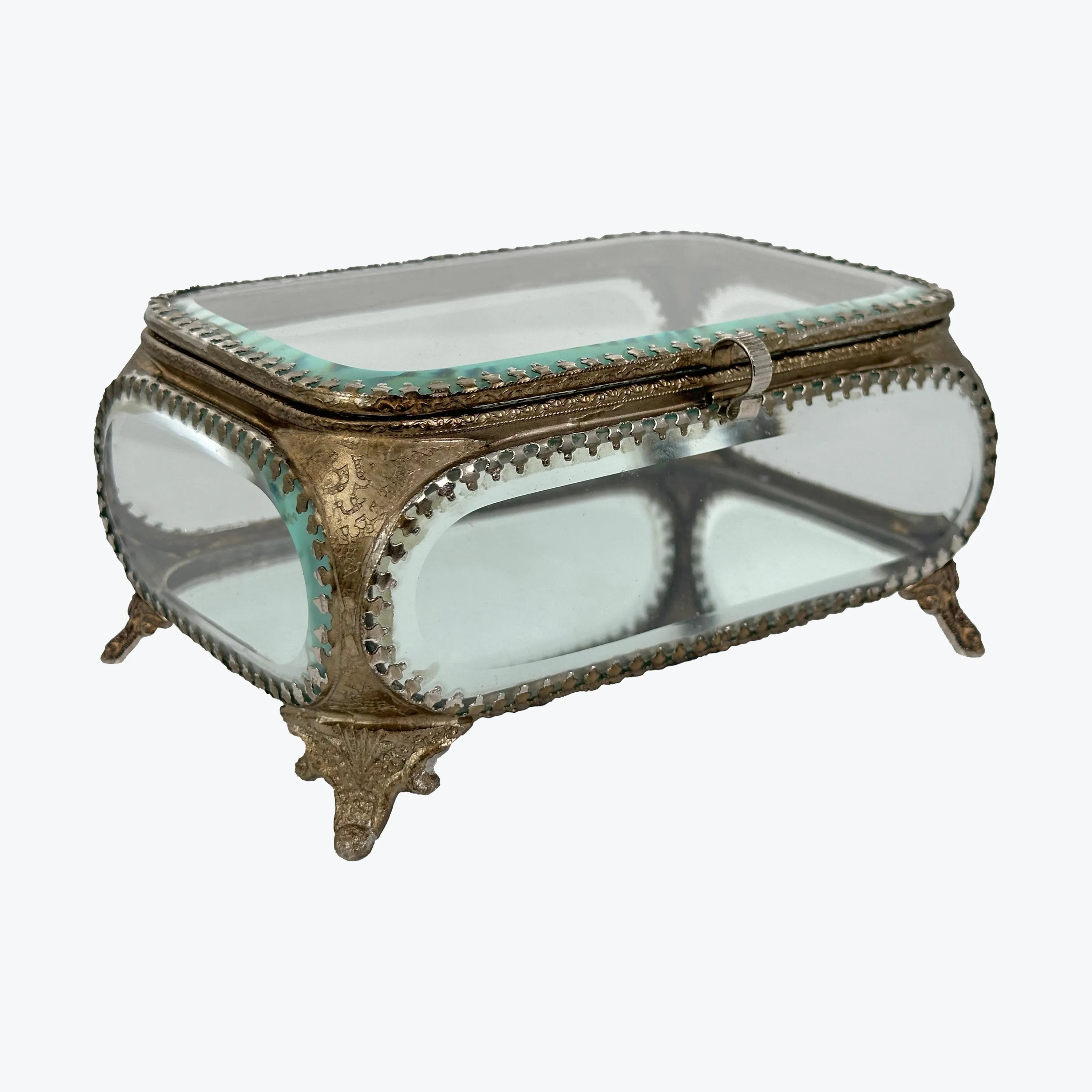 Rectangular Glass Jewel Box