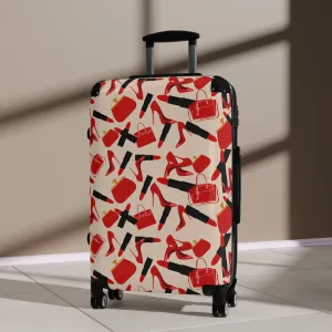 Red Bottoms Suitcase