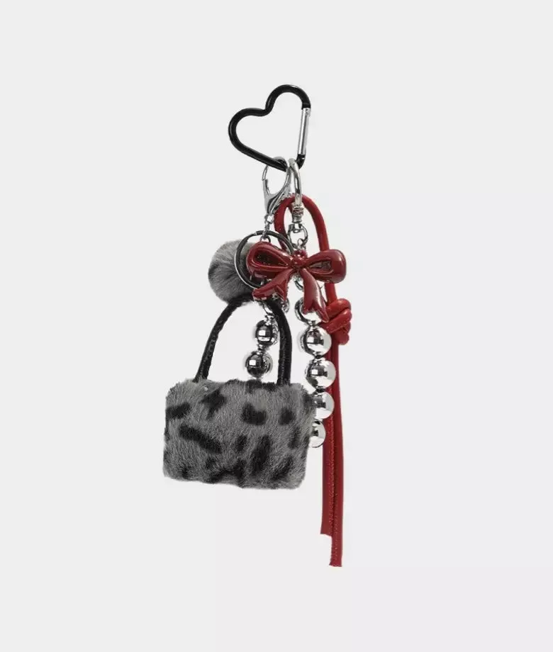 Red Heart Bag Charm