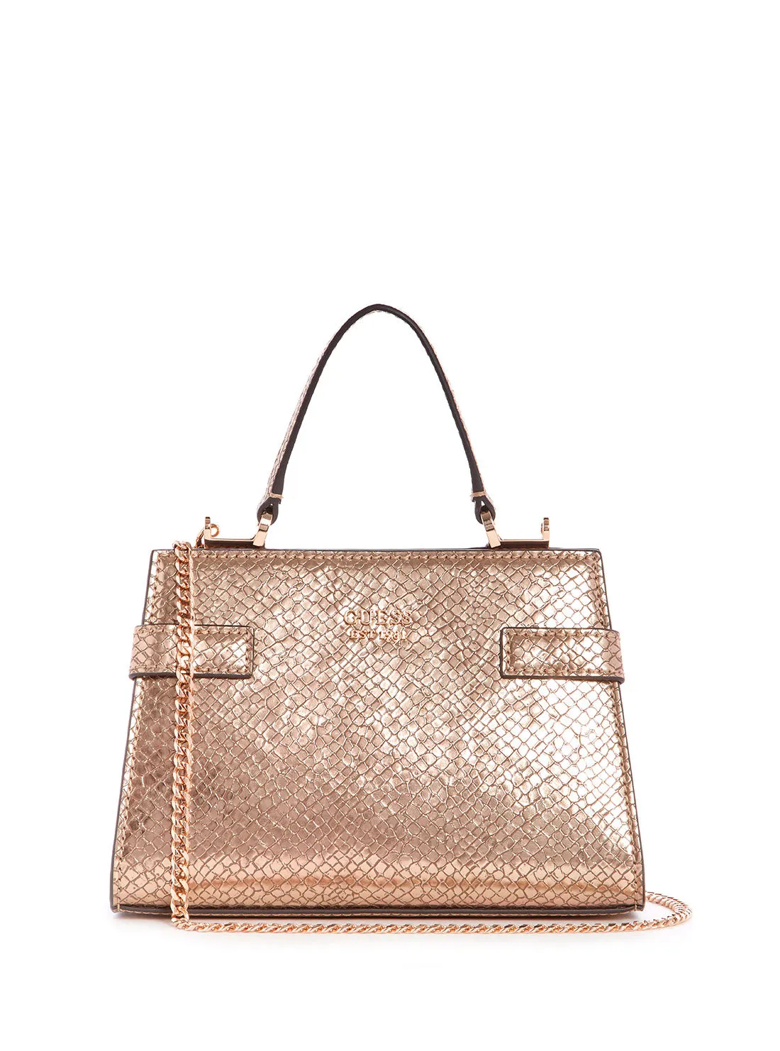 Rose Gold Moxie Mini Satchel Bag