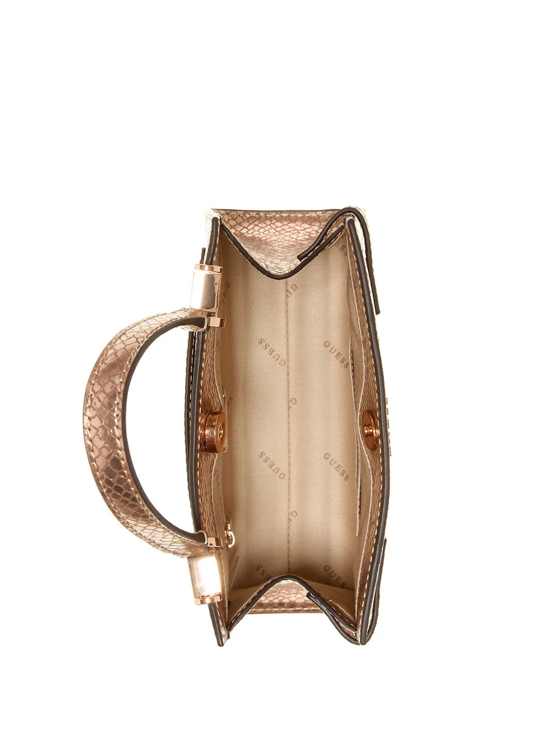 Rose Gold Moxie Mini Satchel Bag