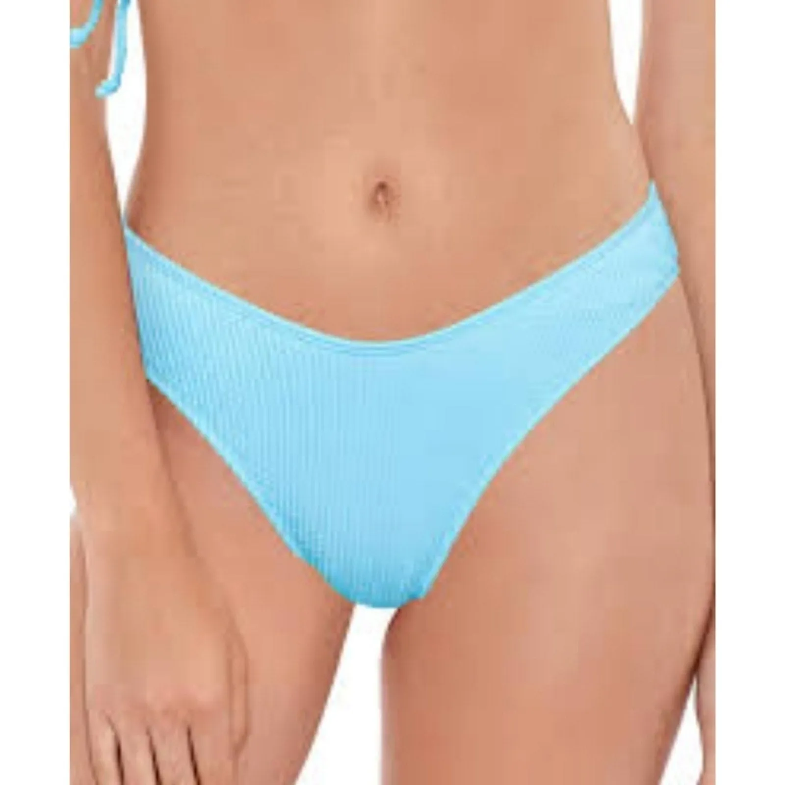 Salt   Cove Sandy Scoop Hipster Bikini Swim Bottoms Blue Periwinkle