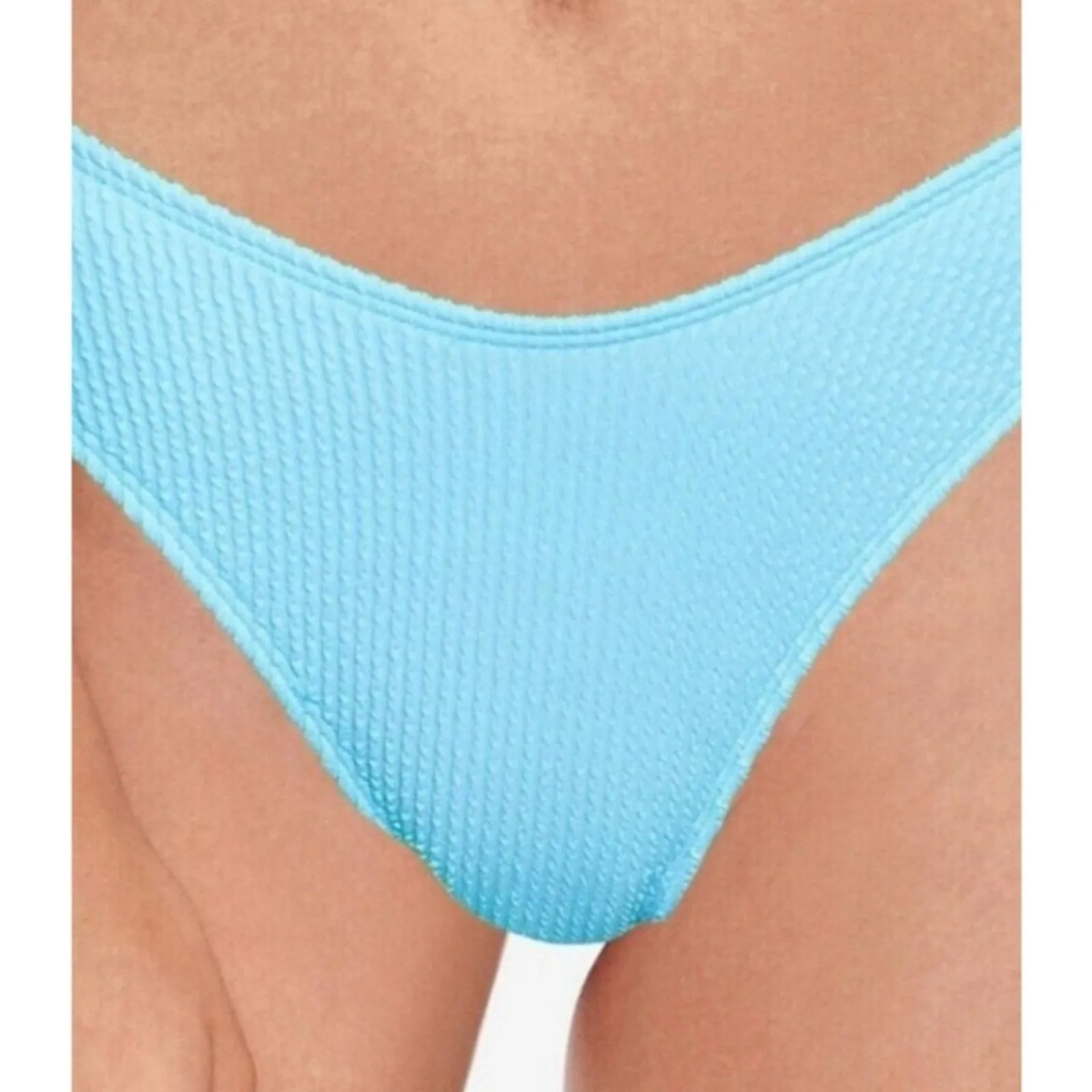 Salt   Cove Sandy Scoop Hipster Bikini Swim Bottoms Blue Periwinkle