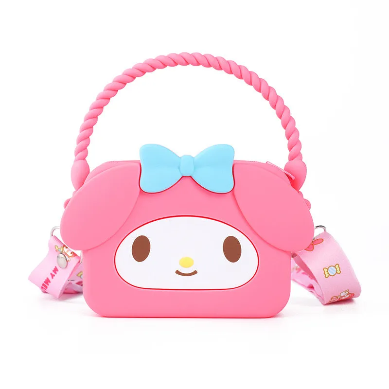 Sanrio Characters Licensed Cinnamoroll Hello Kitty Kuromi My Melody KeroKeroKeroppi Cross Body Hand Bag With Top Handle