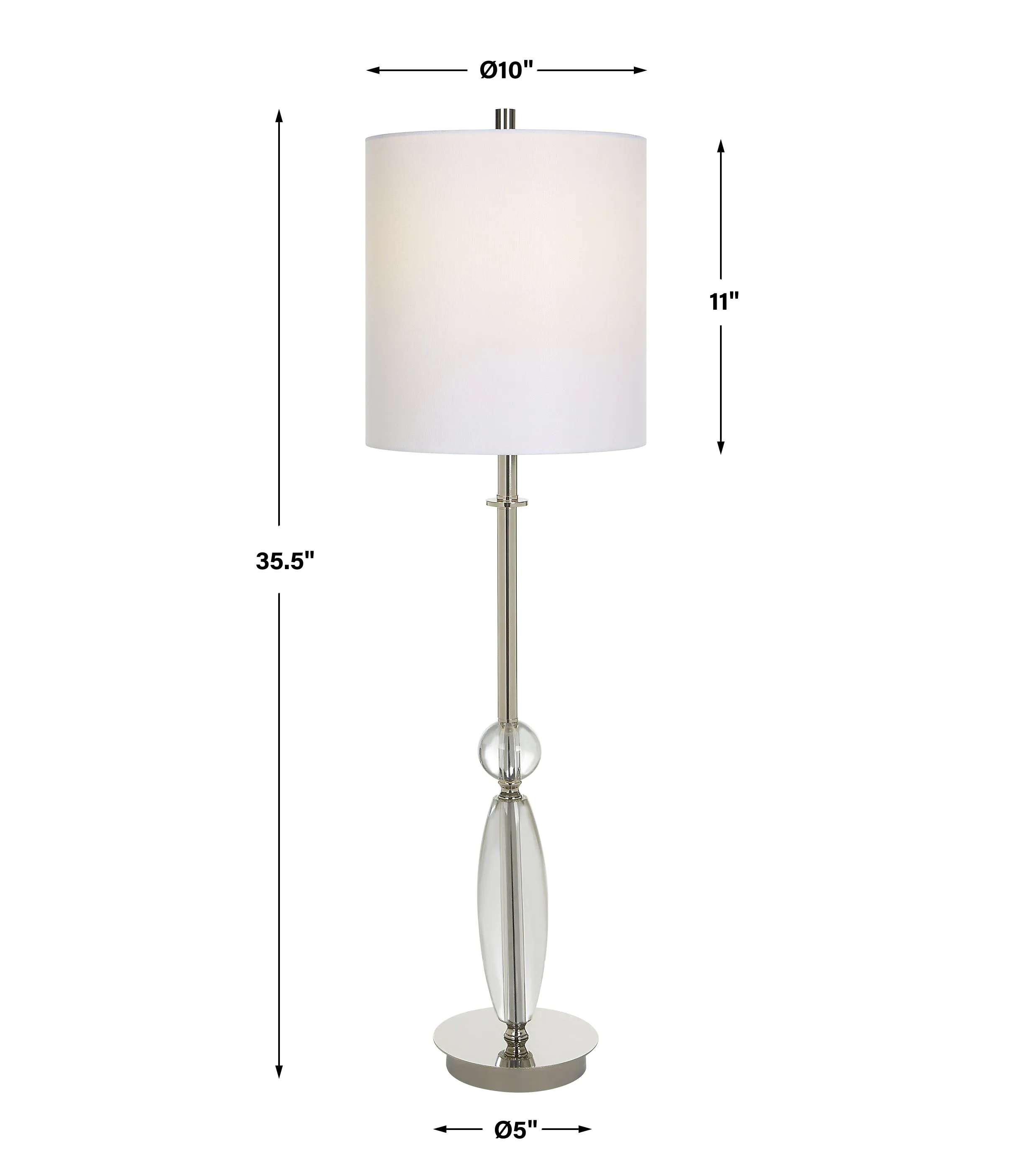 Sceptre Crystal Buffet Lamp