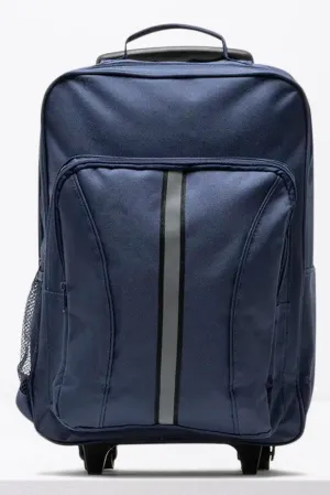 School Trolley Bag Navy