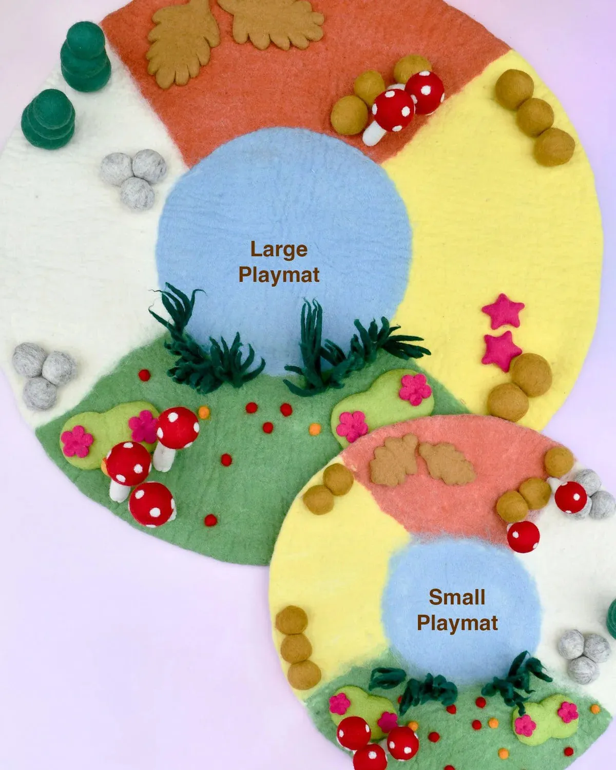 Small Felt Play Mat Playscape- Four Seasons