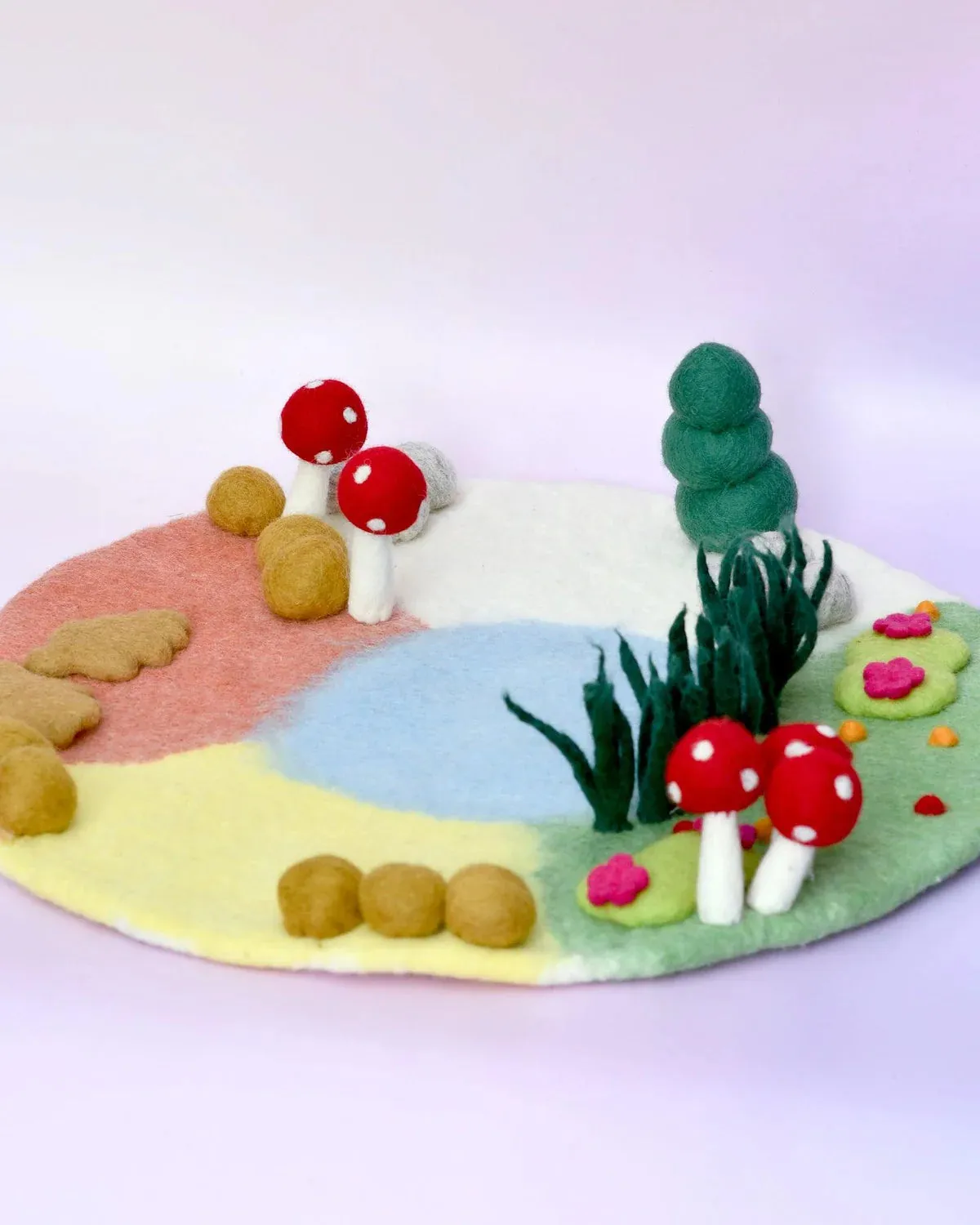 Small Felt Play Mat Playscape- Four Seasons