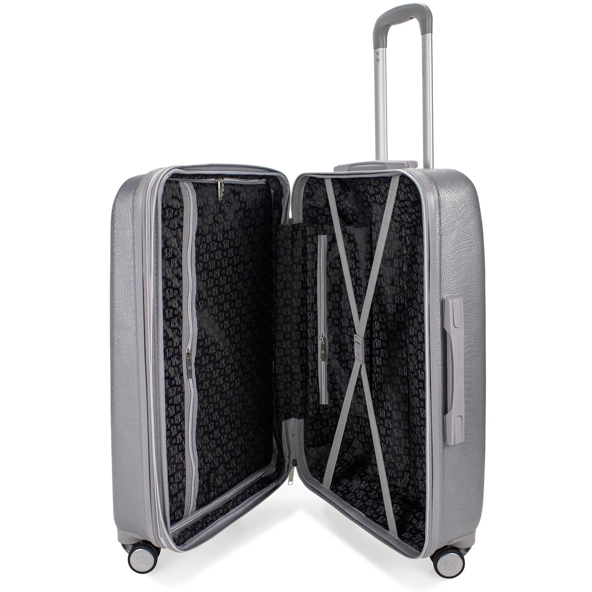 Snakeskin 3 Piece Expandable Classy Luggage Set