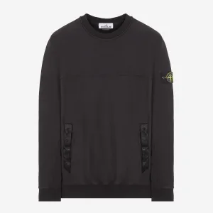 Stone Island Nylon Details Crewneck Sweatshirt