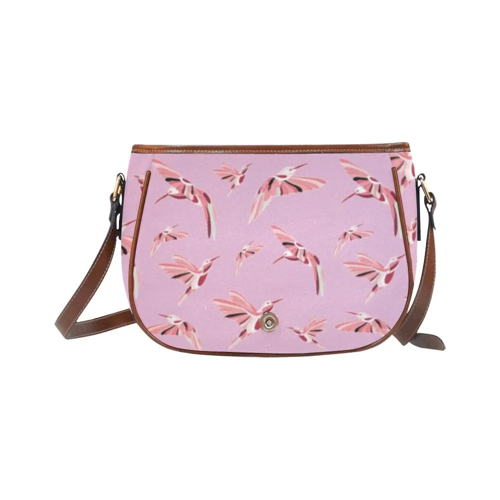 Strawberry Pink Saddle Bag/Large