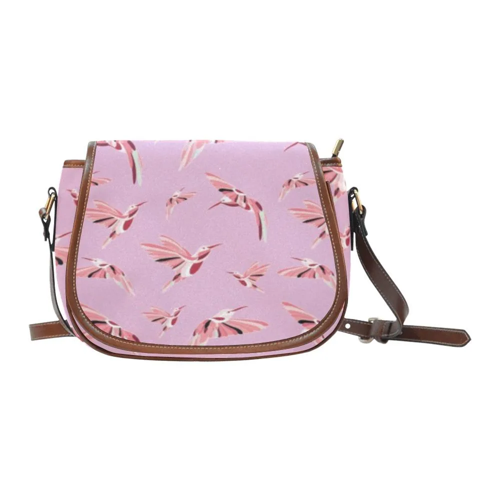 Strawberry Pink Saddle Bag/Large