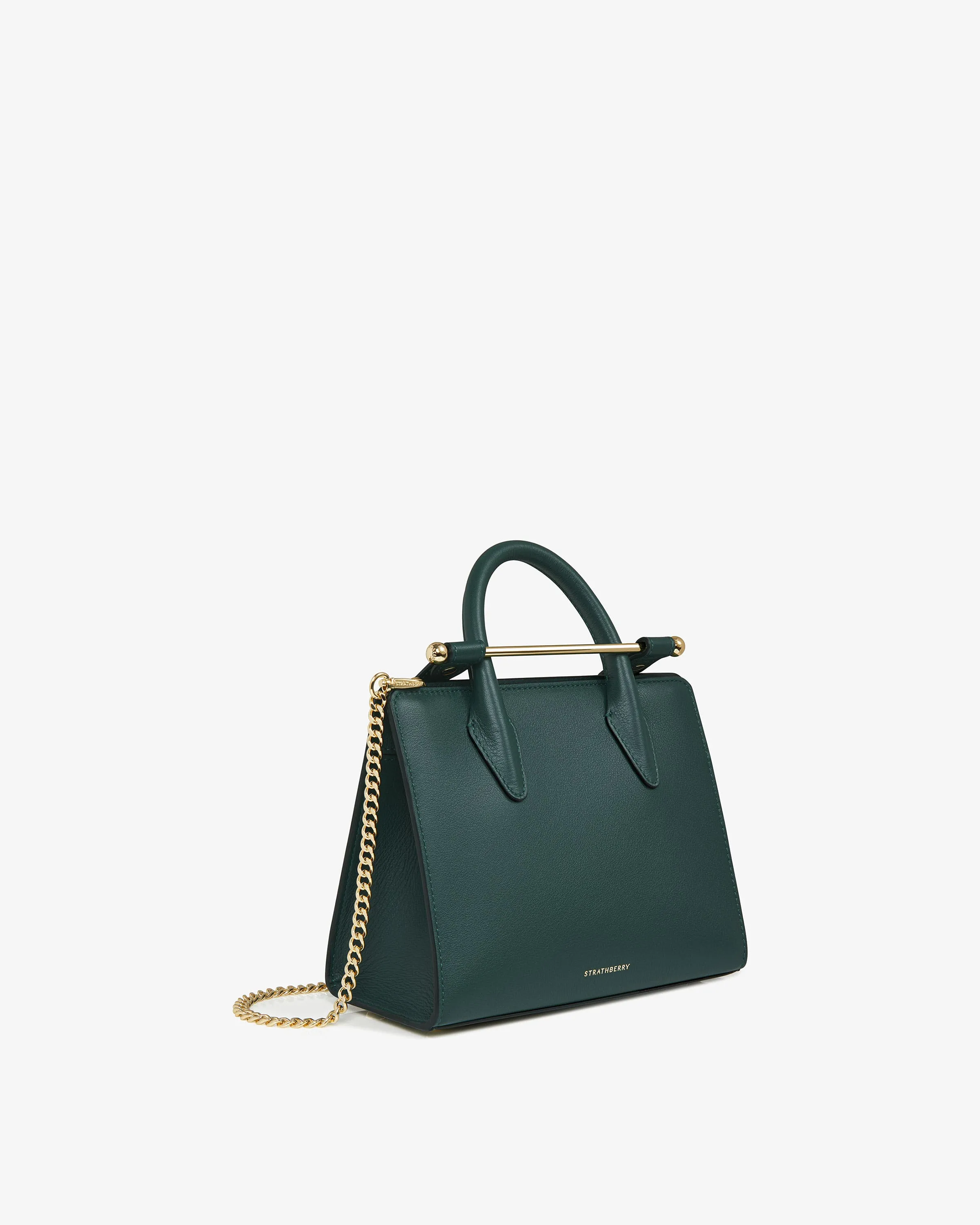 The Strathberry Mini Tote - Bottle Green