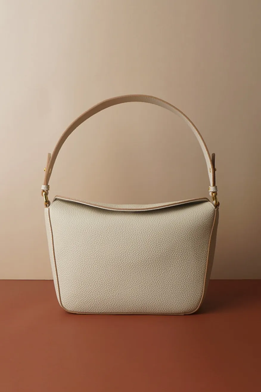 Timeless Pebbled Leather Shoulder Bag