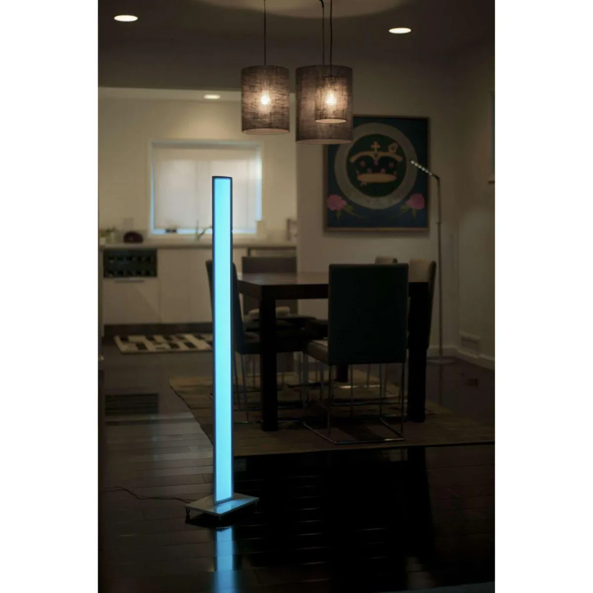 Tono White Modern LED Floor Lamp