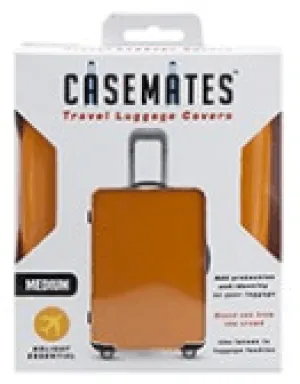 Travel suitcase cover - Large - perfect for ensuring your luggage stands out! - Orange