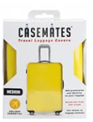 Travel suitcase cover - Small - perfect for ensuring your luggage stands out! - Yellow