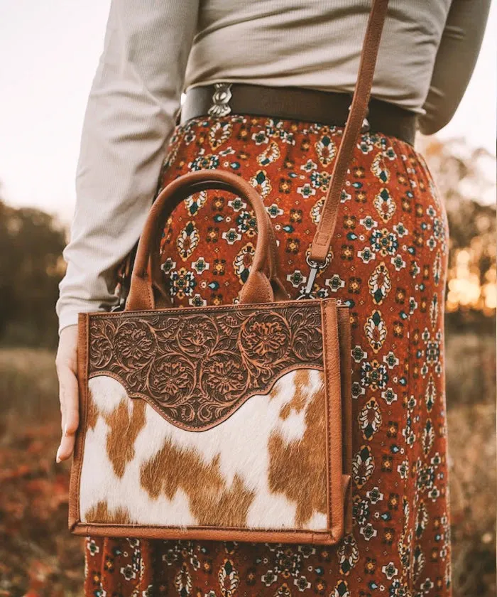 Trinity Ranch Embossed Floral Concealed Carry Tote