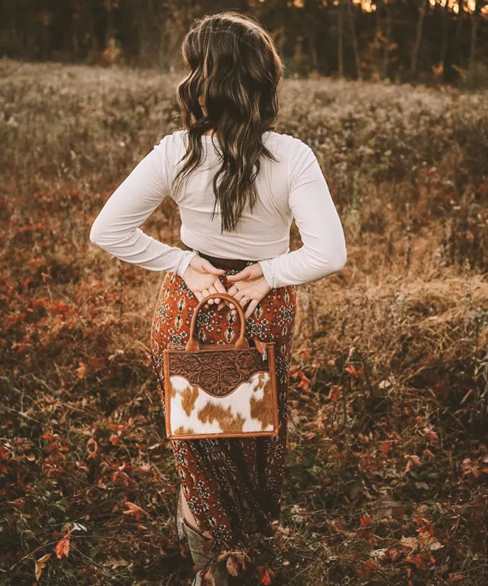 Trinity Ranch Embossed Floral Concealed Carry Tote