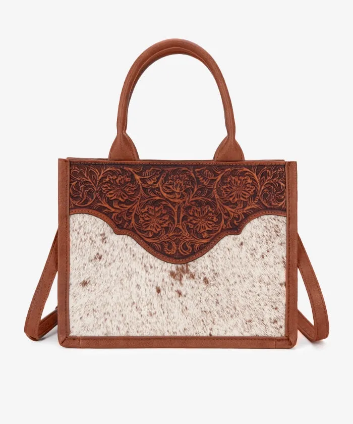 Trinity Ranch Embossed Floral Concealed Carry Tote