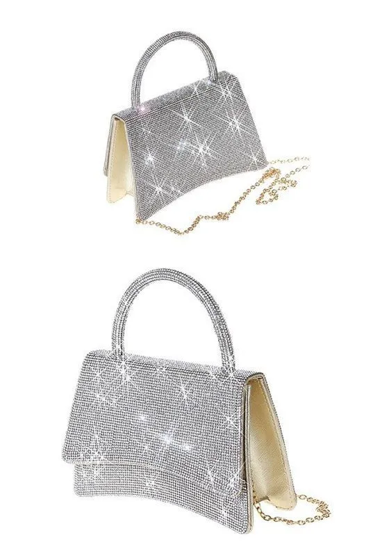 Twinkling Treasures Crossbody Rhinestone Mini Bag