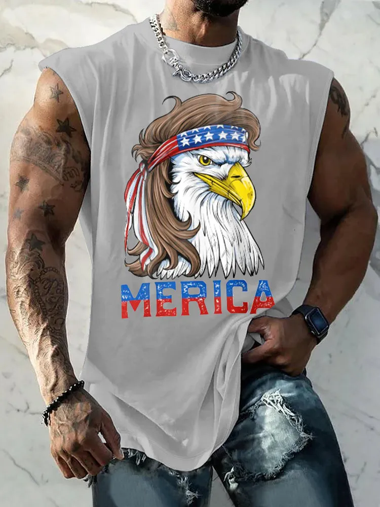 Unique Eagle Graphic Tank Top